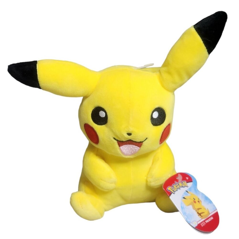Pokemon Pikachu Plush 8" Officially Licensed Nintendo by Jazwares NWT
